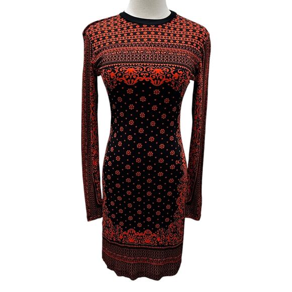 Custo Barcelona Long Sleeve Patterned Dress - Picture 4 of 8